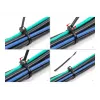 Abrazadera para cable de entrada paralela DeLOCK 19470 Plástico Negro 370 mm 50 uds.