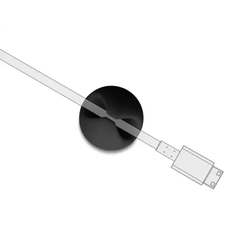 Sujetacables DeLOCK 18452 Universal Negro Gris 29 mm x 29 mm x 15 mm