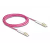 Cable de fibra óptica DeLOCK LC Duplex a LC Duplex OM4 5m