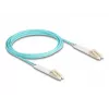 Cable de fibra óptica DeLOCK 88081 LC Duplex a LC Duplex OM3 3m