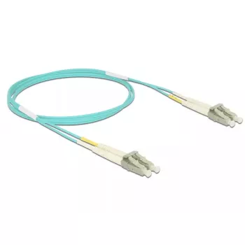 Cable de fibra óptica DeLOCK LC a LC multimodo OM3 1 m
