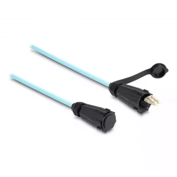 Cable de fibra óptica DeLOCK LC Duplex a LC Duplex OM3 IP68 2 m