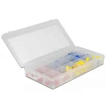 Set de conectores de cable DELOCK 86513 — conectores eléctricos aislados, 170 uds., azul/rojo/amarillo