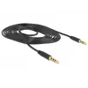Cable de audio DeLOCK 83436 2 m 3,5 mm negro