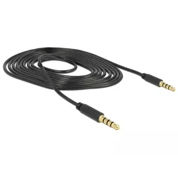 Cable de audio DeLOCK 83436 2 m 3,5 mm negro