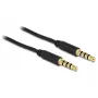 Cable de audio DeLOCK 83436 2 m 3,5 mm negro
