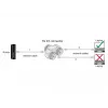 Conector de cable DeLOCK RJ45 hembra a 2 x RJ45 hembra Cat.6A sumergible