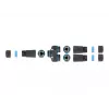 Conector de cable DeLOCK RJ45 hembra a 2 x RJ45 hembra Cat.6A sumergible