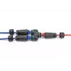 Conector de cable DeLOCK RJ45 hembra a 2 x RJ45 hembra Cat.6A sumergible