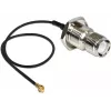 Cable de señal DeLOCK 88464 0,2 m negro oro plata