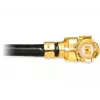 Cable de señal DeLOCK 88464 0,2 m negro oro plata