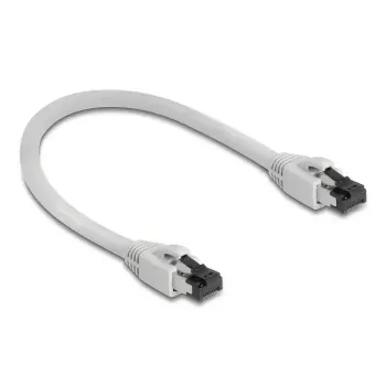 Cable de red DeLOCK 80556 RJ-45 Cat8.1 0,25 m gris