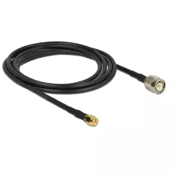Cable coaxial DeLOCK 89506 CFD200 2,5 m TNC SMA negro