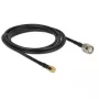 Cable coaxial DeLOCK 89506 CFD200 2,5 m TNC SMA negro