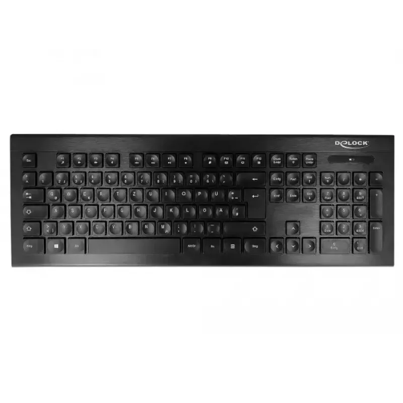 Teclado DeLOCK 12671 Office RF Wireless QWERTZ alemán negro