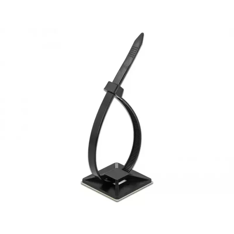 Montaje para bridas DeLOCK 18675 negro nailon 10 uds.
