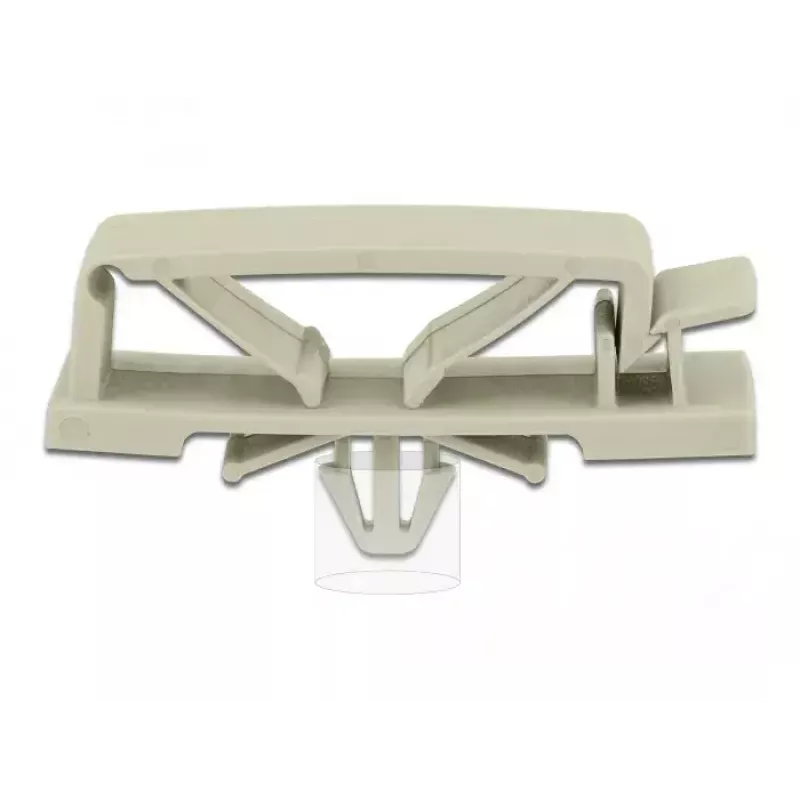 Sujetacables DeLOCK 60186 organizador de cables de suelo gris 10 uds.