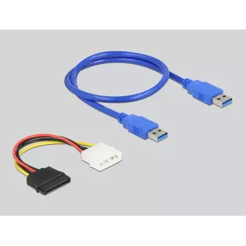 DeLOCK Riser Card PCI Express x1 a 2 x PCI 32 Bit Slot 60 cm cable