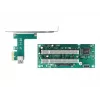 DeLOCK Riser Card PCI Express x1 a 2 x PCI 32 Bit Slot 60 cm cable