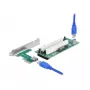 DeLOCK Riser Card PCI Express x1 a 2 x PCI 32 Bit Slot 60 cm cable