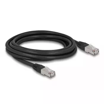 Cable de red DeLOCK RJ45 Cat.6A 3m negro