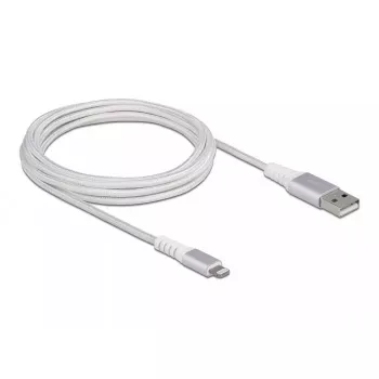 Cable de datos y carga USB DeLOCK para iPhone iPad iPod 3 m Lightning
