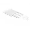 Canaleta de cables DELOCK 20886, polipropileno, blanco, 300×85×10 mm, 2 uds.