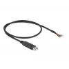 Cable adaptador USB 2.0 Type-A a serie RS-232 DeLOCK 90415