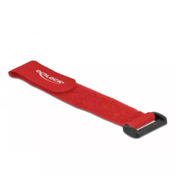 Brida de cable de velcro DeLOCK 19532 rojo 5 uds.