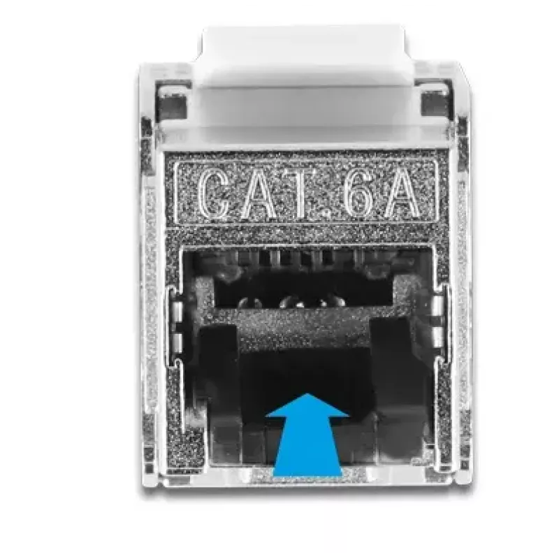 Cable RJ45 macho a módulo Keystone RJ45 hembra DeLOCK 87027