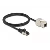 Cable RJ45 macho a módulo Keystone RJ45 hembra DeLOCK 87027