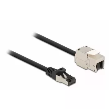 Cable RJ45 macho a módulo Keystone RJ45 hembra DeLOCK 87027