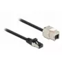 Cable RJ45 macho a módulo Keystone RJ45 hembra DeLOCK 87027