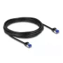 Cable de red DeLOCK RJ45 Cat.6A S/FTP fino 5 m negro