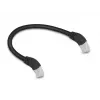 Cable de red DeLOCK RJ45 Cat.6A S/FTP 45° hacia abajo 0,25 m negro