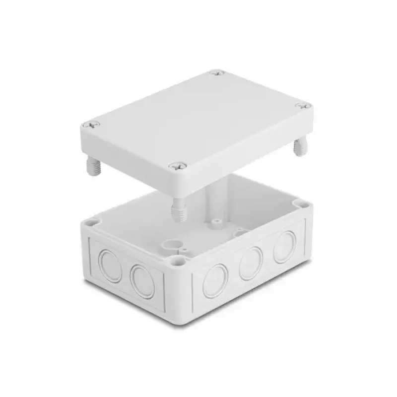 Caja de instalación DELOCK 130 x 93 x 57 mm gris ABS uso exterior
