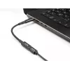 Cable adaptador DeLOCK USB Type-C hembra a HP 4,8 x 1,7 mm macho 90° 15 cm