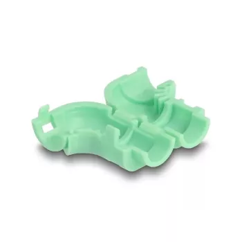 Clip para cables DeLOCK 88125 verde universal 8 uds.