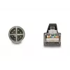 Cable de red DeLOCK M12 X-codificado 8 polos macho a RJ45 macho PUR TPU 2m