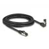 Cable de red DeLOCK RJ45 Cat.8.1 90° en ángulo / recto 3 m negro