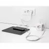 DeLOCK 11502 alargador de corriente 1,5 m 3 tomas AC interior blanco
