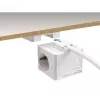 DeLOCK 11502 alargador de corriente 1,5 m 3 tomas AC interior blanco