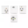 DeLOCK 11502 alargador de corriente 1,5 m 3 tomas AC interior blanco