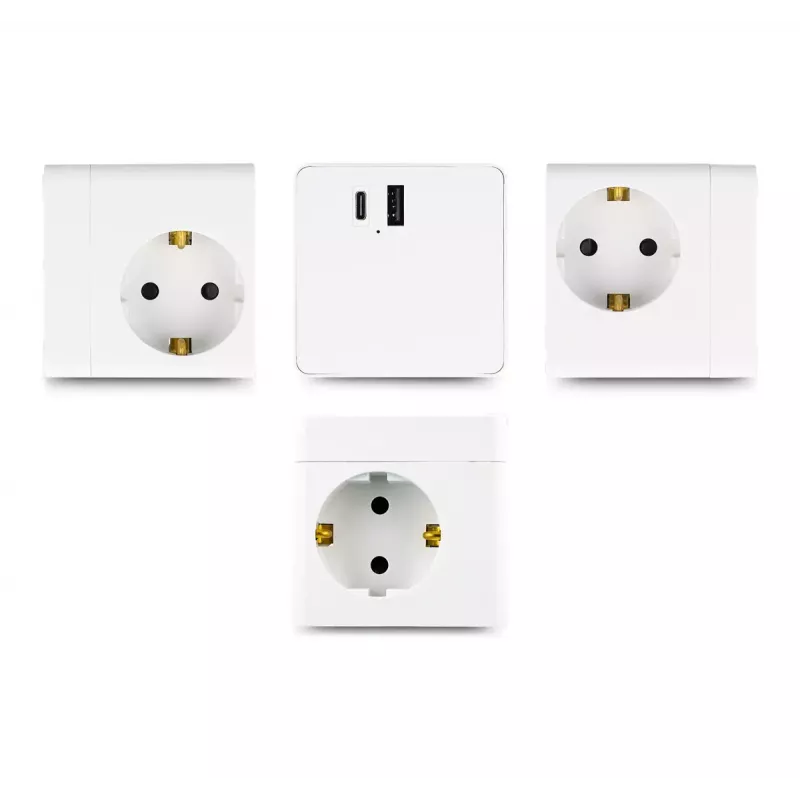 DeLOCK 11502 alargador de corriente 1,5 m 3 tomas AC interior blanco