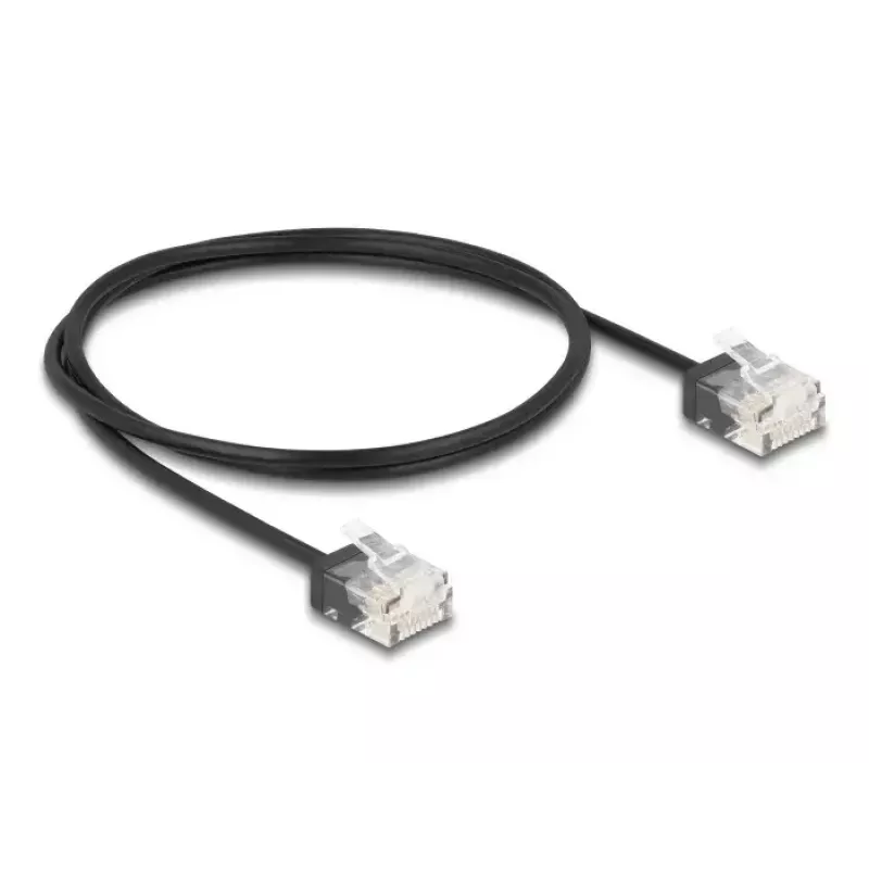 Cable de red DeLOCK RJ45 Cat.6 UTP 1 m negro