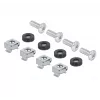 Sujetacables DeLOCK 67033 negro rack 96,2 mm de ancho