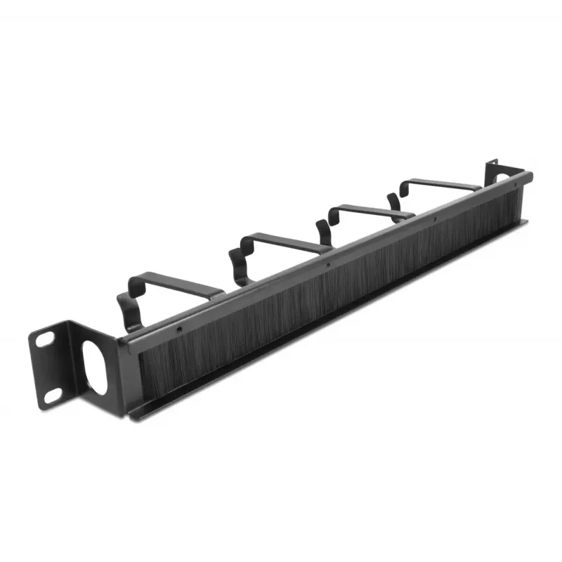 Sujetacables DeLOCK 67033 negro rack 96,2 mm de ancho