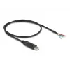 Cable adaptador DeLOCK USB 2.0 Type-A a serie RS-485 0,5 m