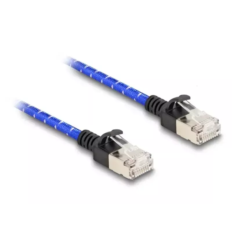 Cable de red DeLOCK RJ45 Cat.6A 1 m azul