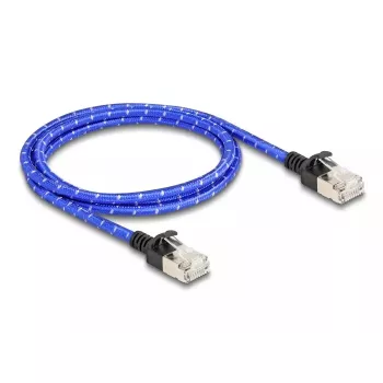 Cable de red DeLOCK RJ45 Cat.6A 1 m azul